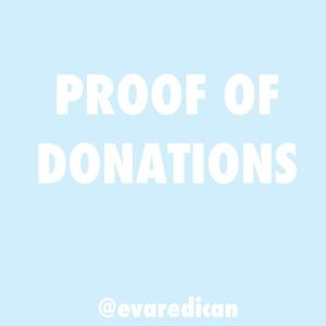 DONATIONS PROOF